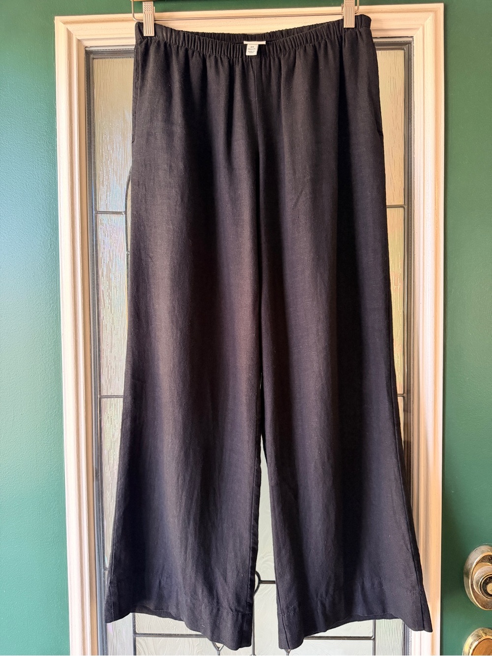 a new day Black Wide-Leg Elastic Waist Pants